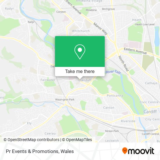 Pr Events & Promotions map