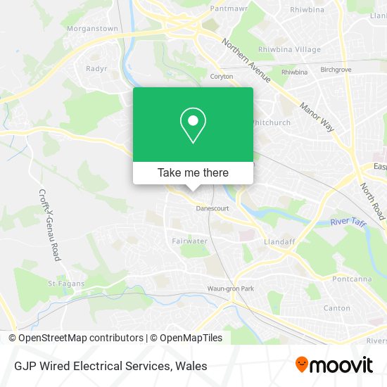GJP Wired Electrical Services map