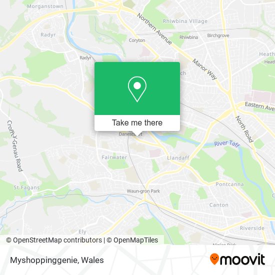 Myshoppinggenie map