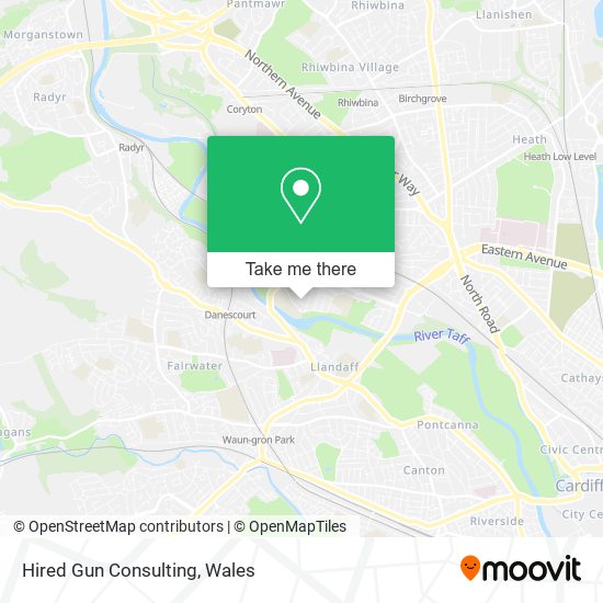 Hired Gun Consulting map