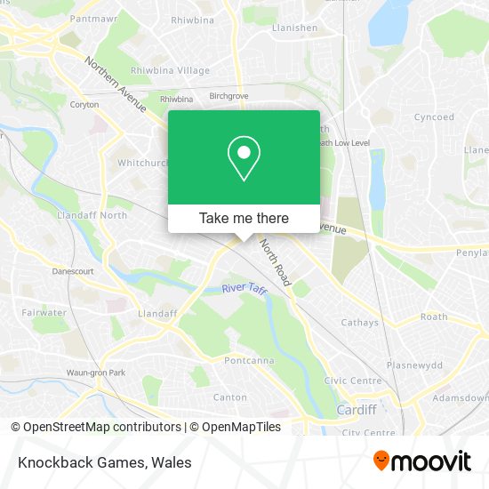 Knockback Games map