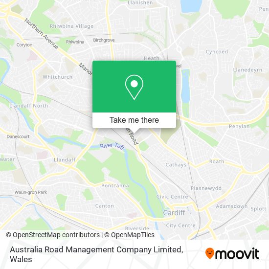 Australia Road Management Company Limited map