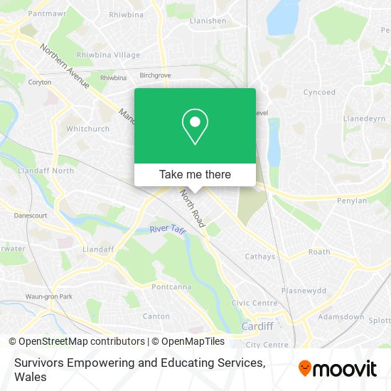 Survivors Empowering and Educating Services map