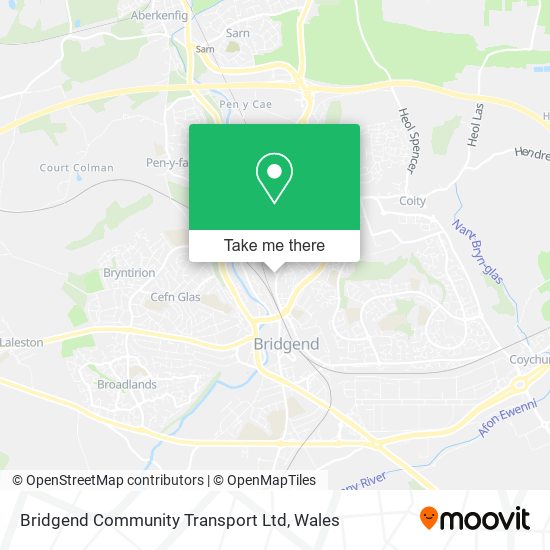 Bridgend Community Transport Ltd map