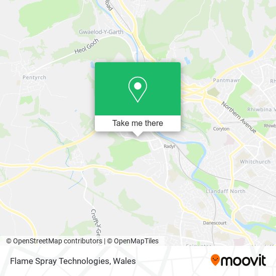 Flame Spray Technologies map