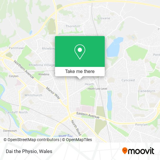 Dai the Physio map