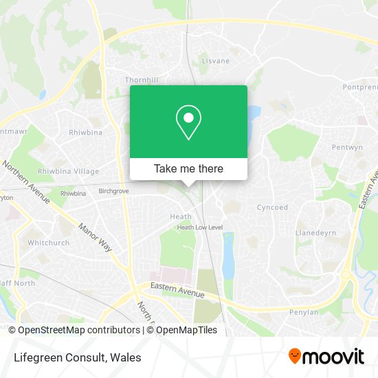 Lifegreen Consult map