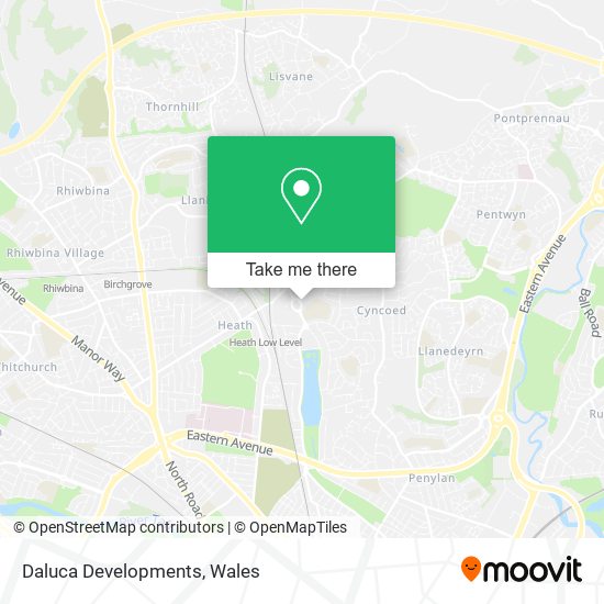 Daluca Developments map