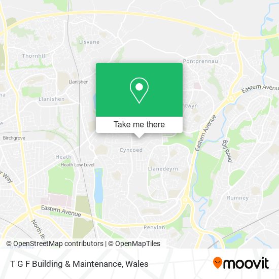T G F Building & Maintenance map