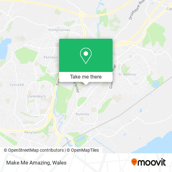 Make Me Amazing map