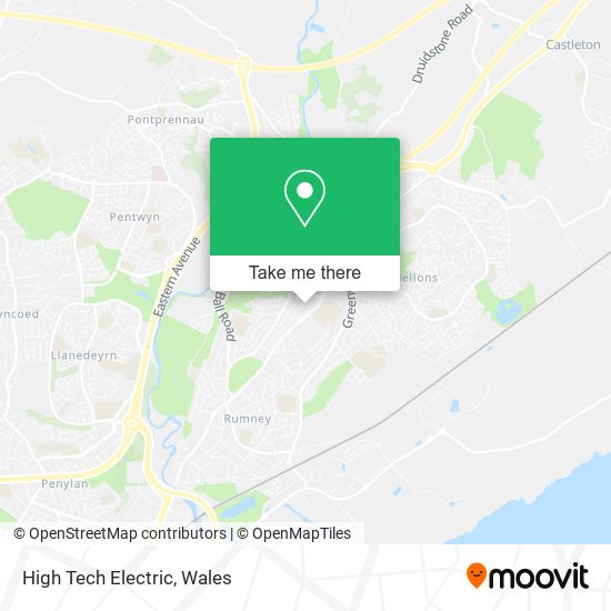 High Tech Electric map