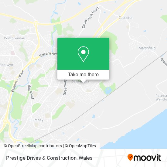 Prestige Drives & Construction map