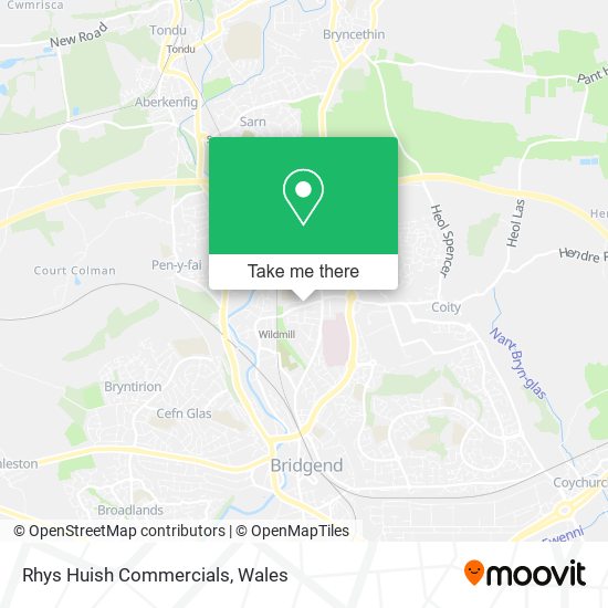 Rhys Huish Commercials map