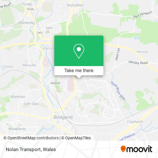 Nolan Transport map