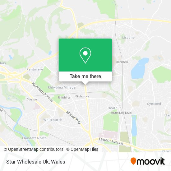 Star Wholesale Uk map