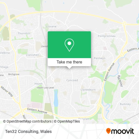Ten32 Consulting map