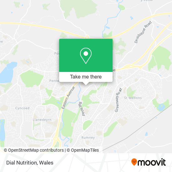 Dial Nutrition map