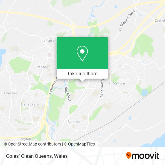 Coles' Clean Queens map