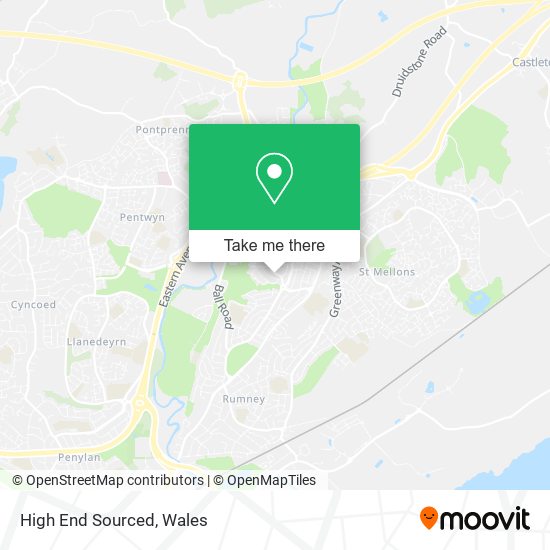 High End Sourced map
