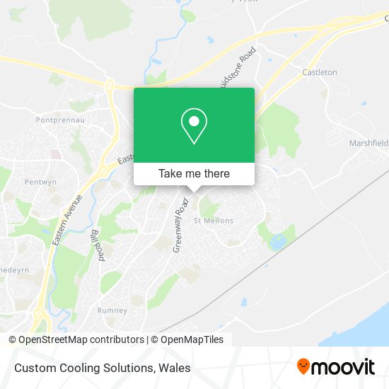 Custom Cooling Solutions map