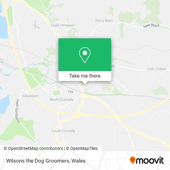 Wilsons the Dog Groomers map
