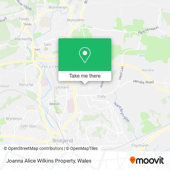 Joanna Alice Wilkins Property map