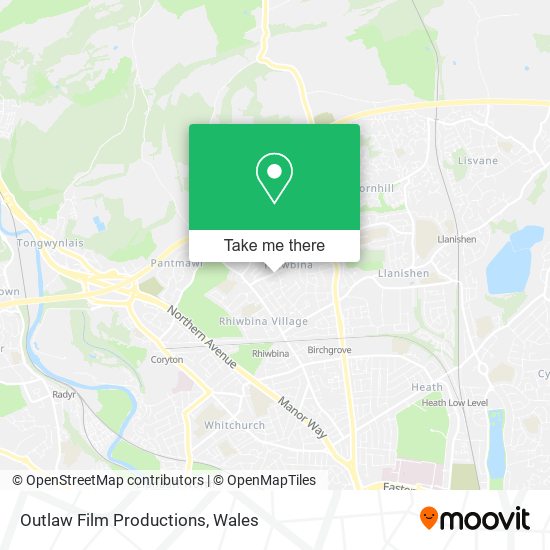 Outlaw Film Productions map