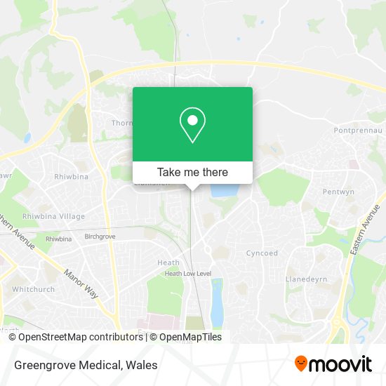 Greengrove Medical map