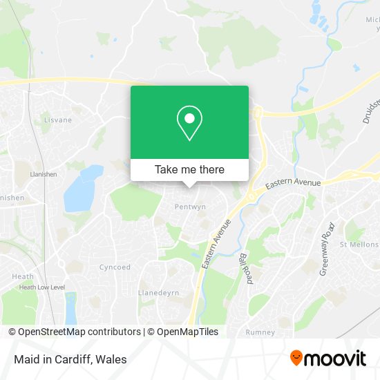 Maid in Cardiff map