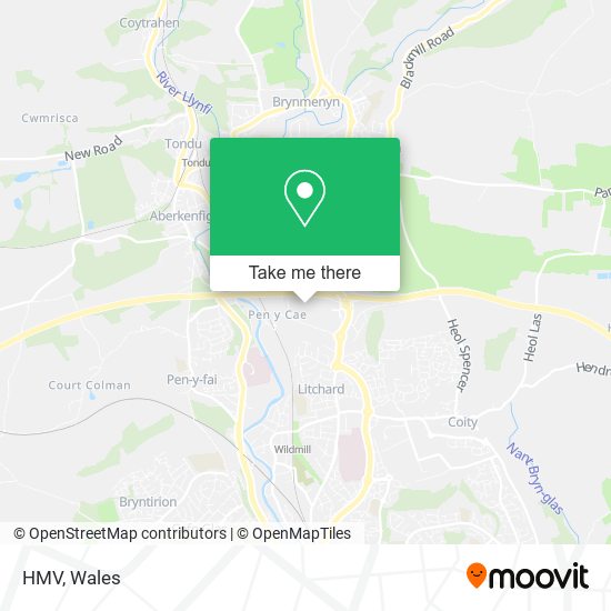 HMV map