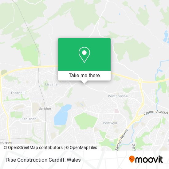 Rise Construction Cardiff map