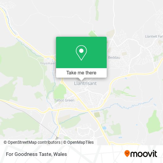 For Goodness Taste map