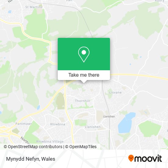 Mynydd Nefyn map