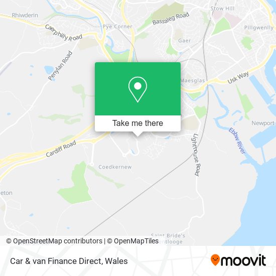 Car & van Finance Direct map