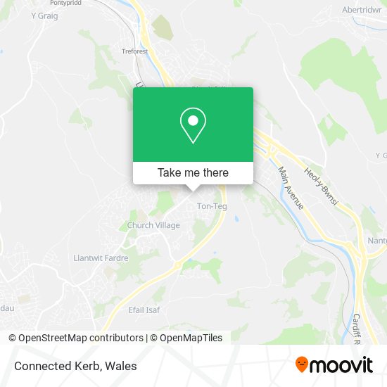 Connected Kerb map