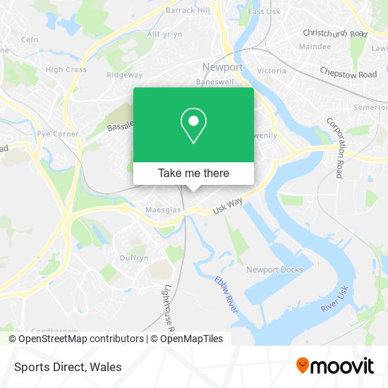 Sports Direct map