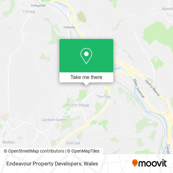 Endeavour Property Developers map