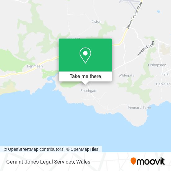 Geraint Jones Legal Services map