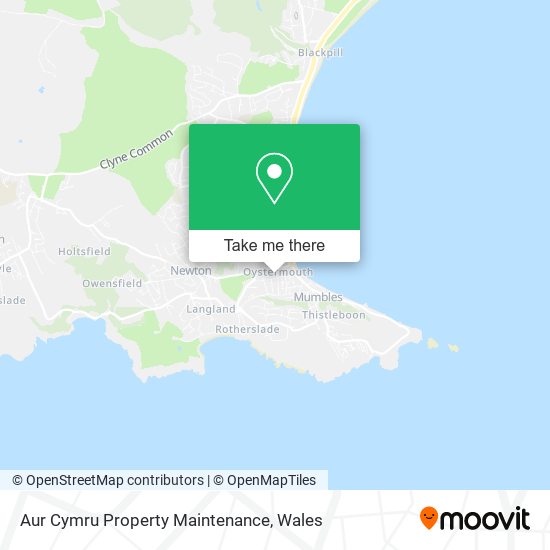 Aur Cymru Property Maintenance map