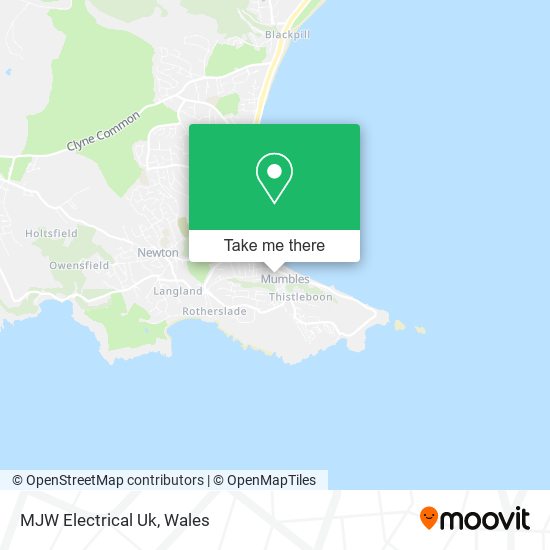 MJW Electrical Uk map