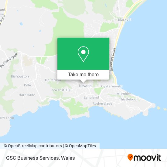 GSC Business Services map