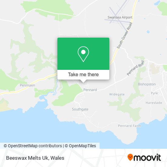 Beeswax Melts Uk map