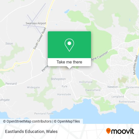 Eastlands Education map