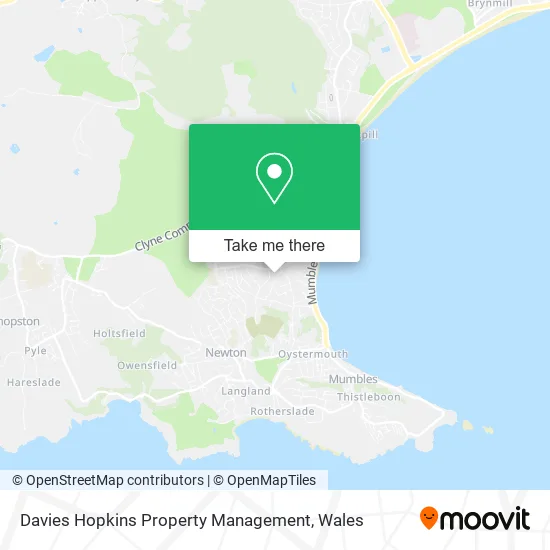 Davies Hopkins Property Management map