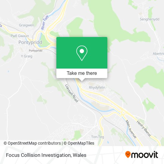 Focus Collision Investigation map