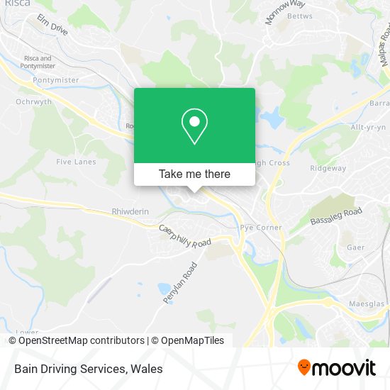 Bain Driving Services map
