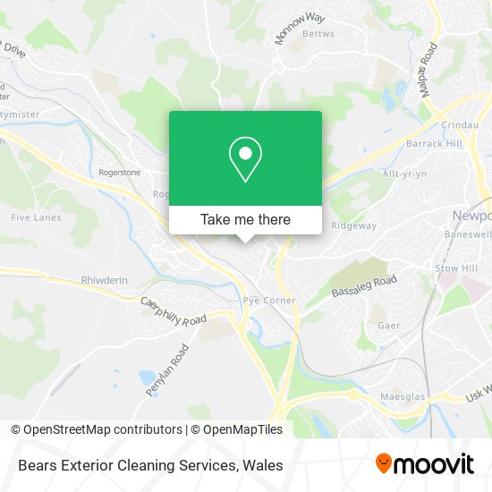 Bears Exterior Cleaning Services map