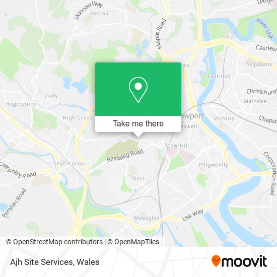 Ajh Site Services map
