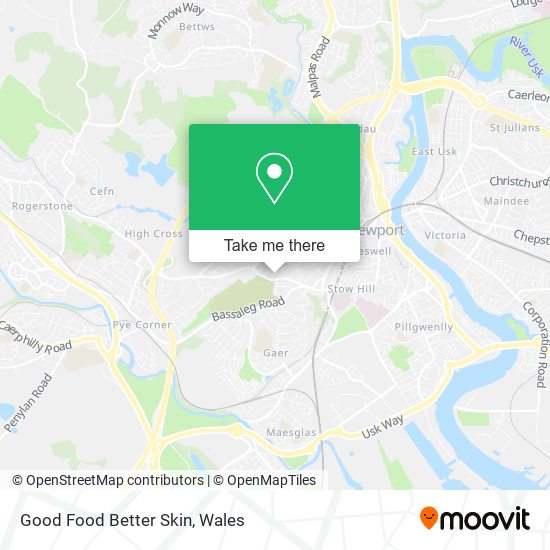 Good Food Better Skin map