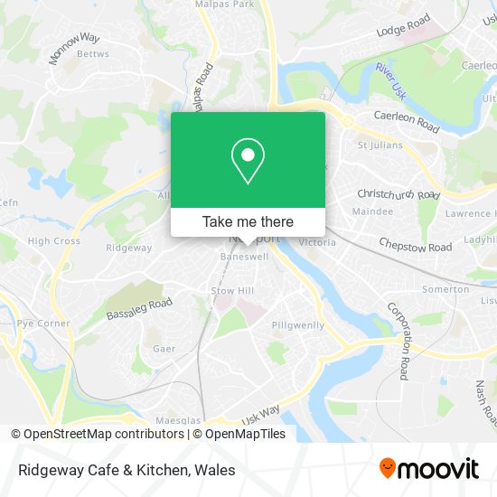 Ridgeway Cafe & Kitchen map